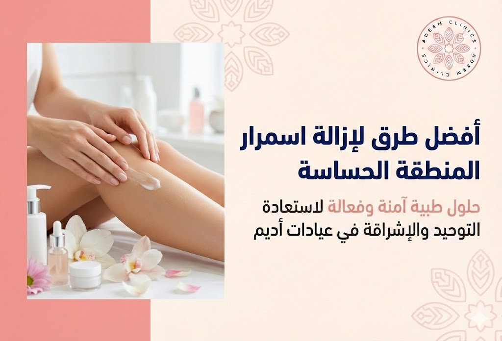 ازالة اسمرار المنطقة الحساسة: كيفية تبييض المناطق الحساسة بسرعة؟