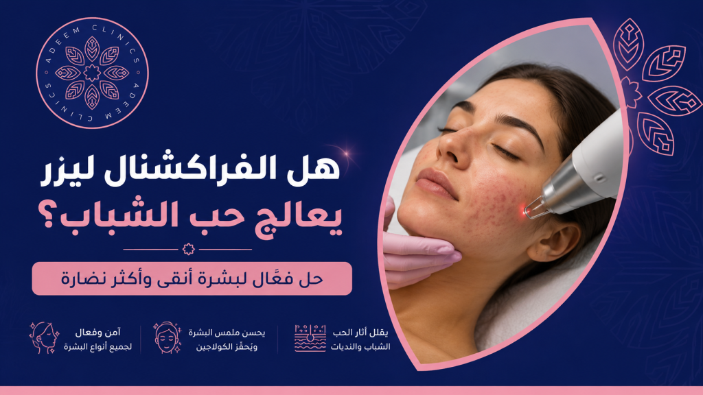 هل الفراكشنال ليزر يعالج حب الشباب